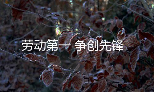 第一劳动 争创先锋