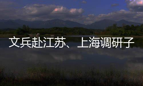 文兵调研子企重点业及苏上海项目赴江